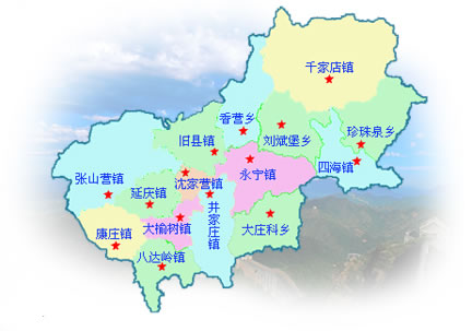 延庆县地图 延庆县街道地图图片
