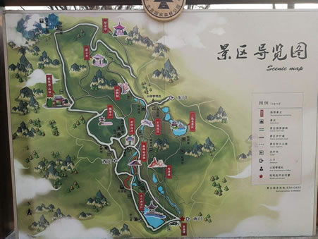 北宫国家森林公园导览图
