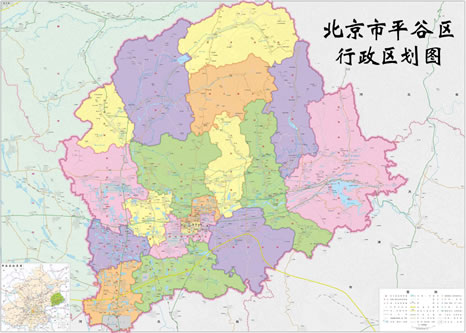 平谷区地图