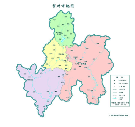 贺州市地图