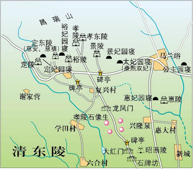 清东陵旅游详细介绍,导游地图,门票价格,美食,购物,节庆活动,玩法