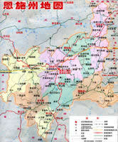 恩施土家族苗族自治州地图