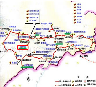 响沙湾导游图