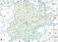 蒲城县行政区划图