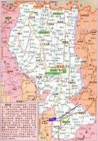 澄城县行政区划图