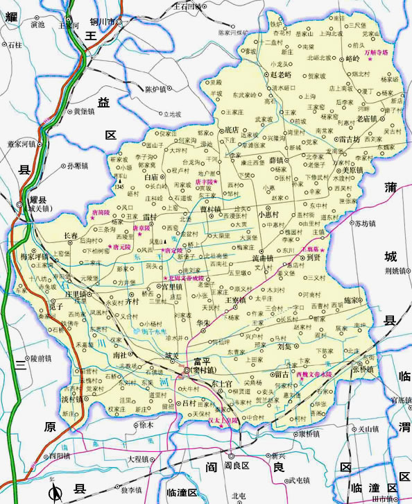 陕西省富平县地图_陕西省宝鸡市地图_陕西省行政图片