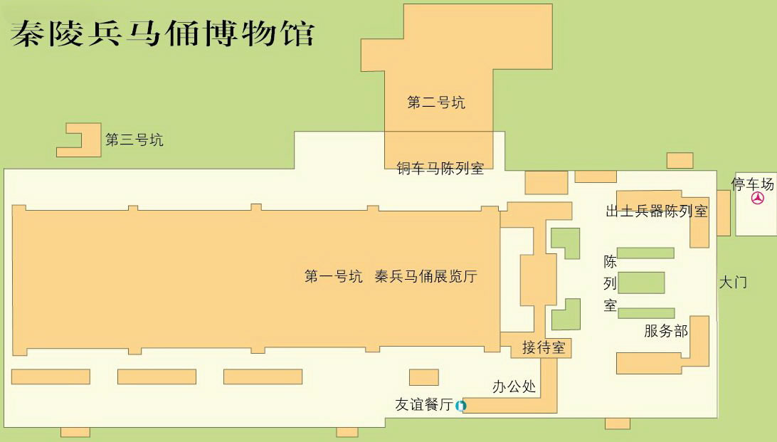 兵马俑导游图