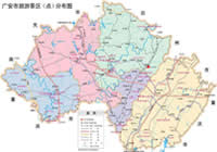 广安市地图 广安市街道地图