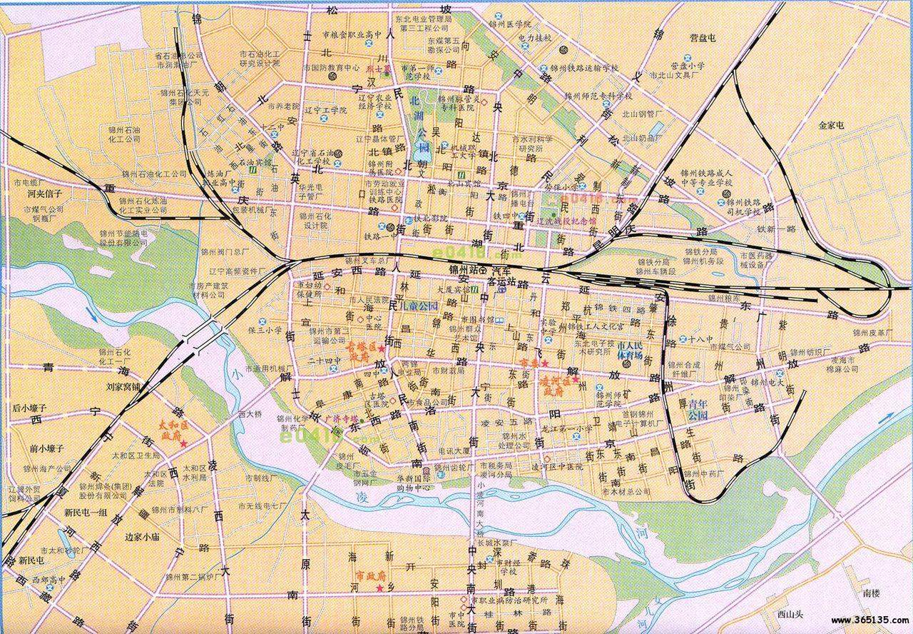锦州市城区地图