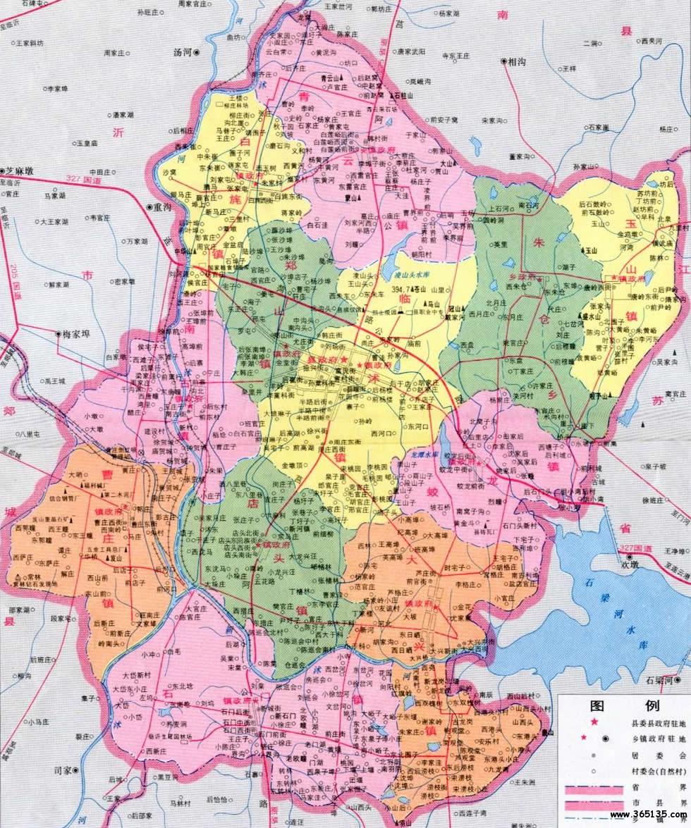 临沭县地图