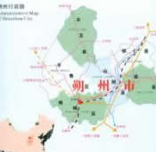 朔州市行政区划图