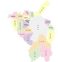 绍兴县行政区划图