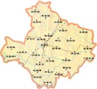 阜南县行政区划图