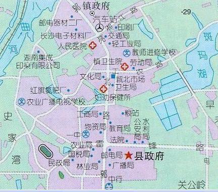 望城县行政区划、交通地图、人口面积、地理位